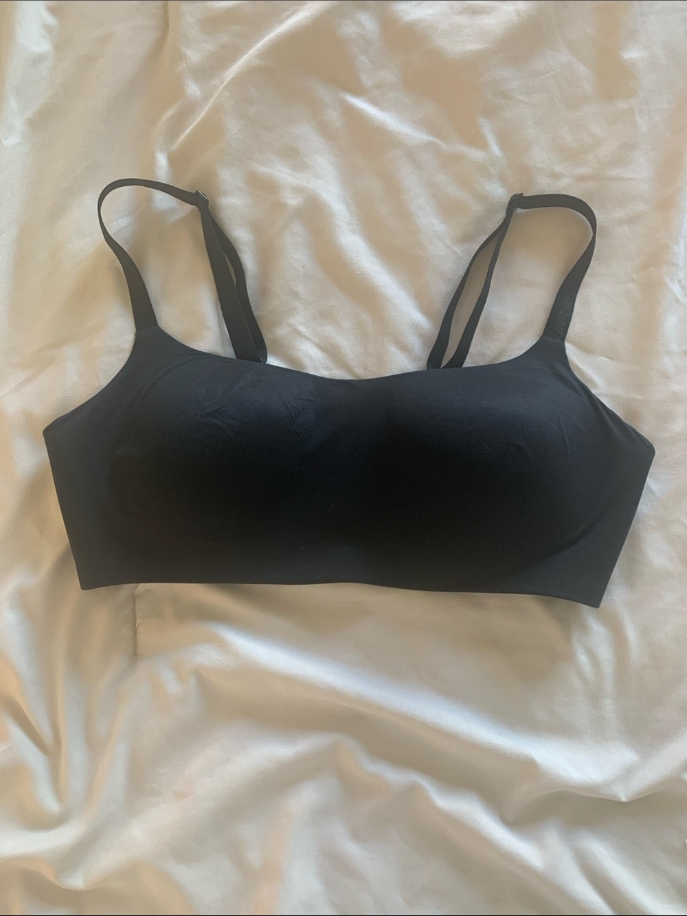 aerie Black Seamless Wireless Bralette